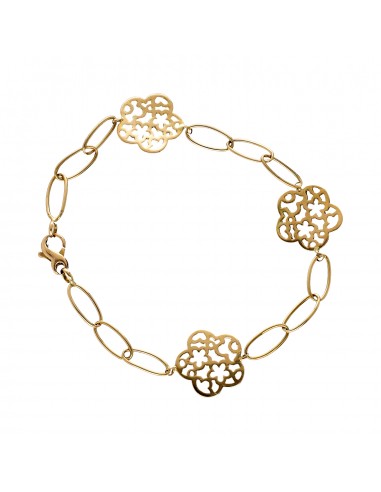 Pulsera de oro amarillo 18K con...