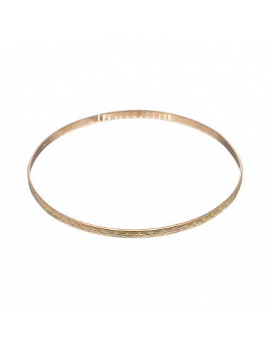Pulsera de oro rosado 18K con diseño...