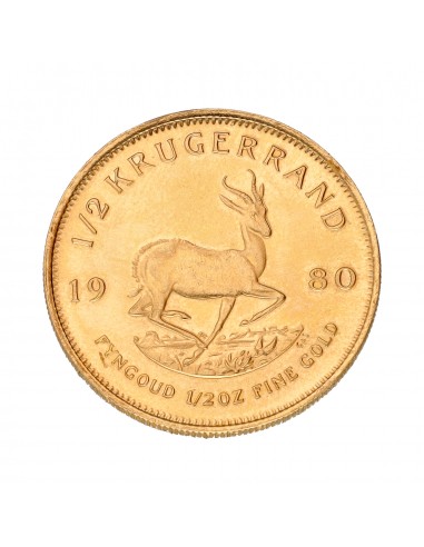 Moneda de oro amarillo 18K Krugerand...