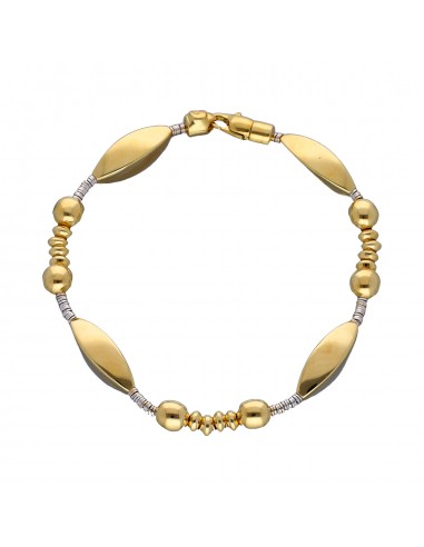 Pulsera de Oro amarillo y blanco, con...