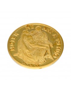 Moneda religiosa de oro 22 kl