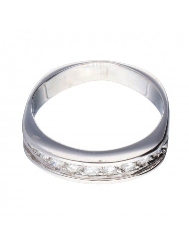Anillo de oro blanco 18 kl para mujer...