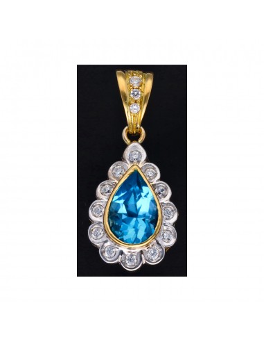 Colgante de oro amarillo 18 Kl con...