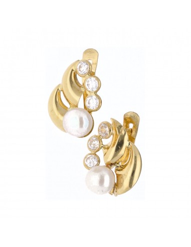 Pendientes de oro amarillo 18 Kl con...